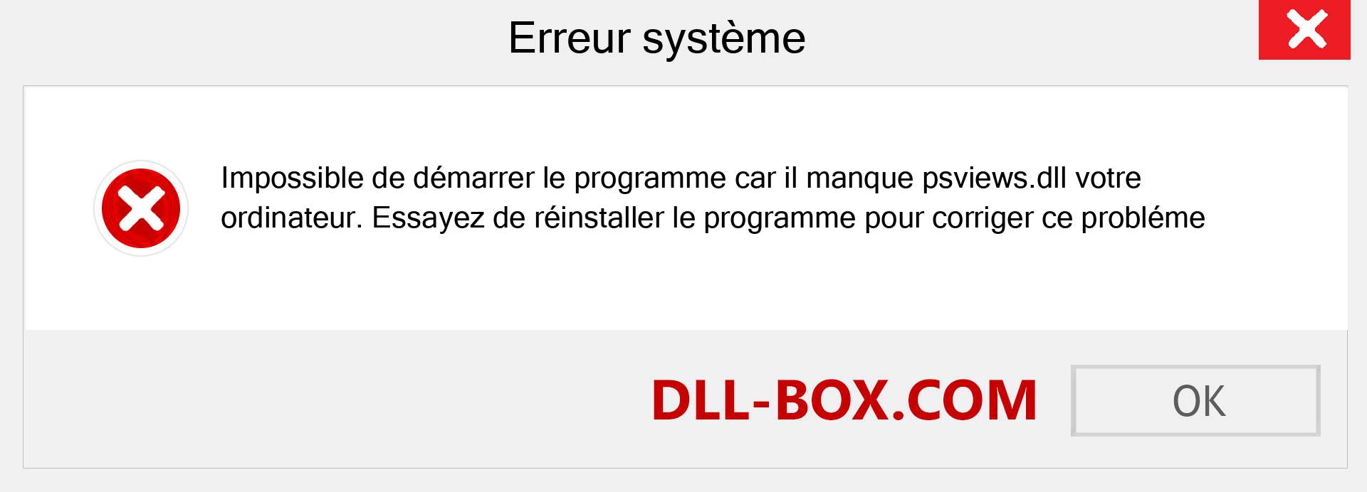 Le fichier psviews.dll est manquant ?. Télécharger pour Windows 7, 8, 10 - Correction de l'erreur manquante psviews dll sur Windows, photos, images